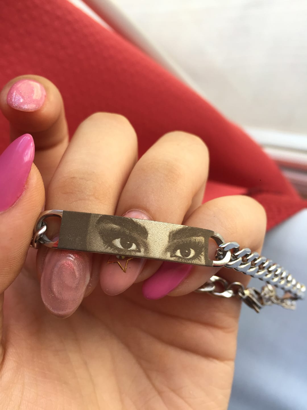 Customer photo review of Pulsera Eslabones Personalizada