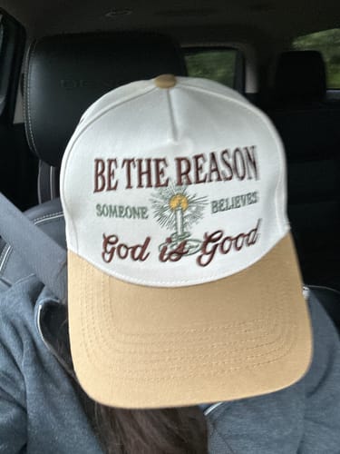 Customer photo review of Hat: Be the Reason
