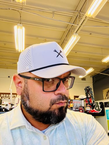 Customer photo review of Tees Hat - Sand