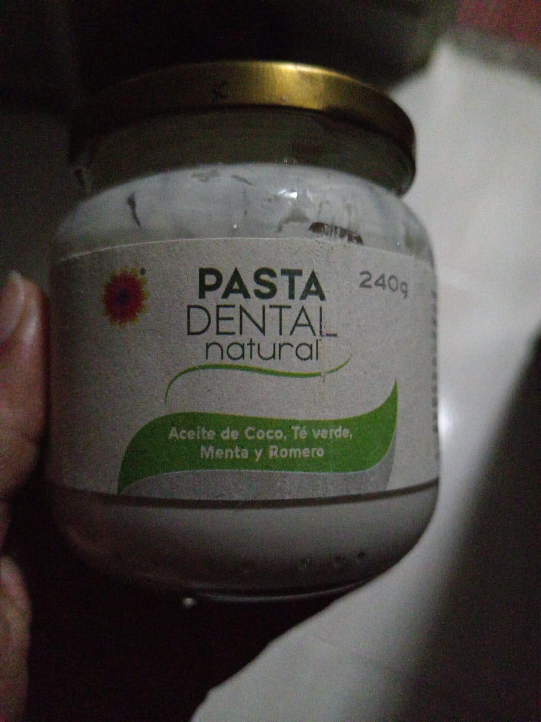 Customer photo review of Crema dental sin flúor Gaia