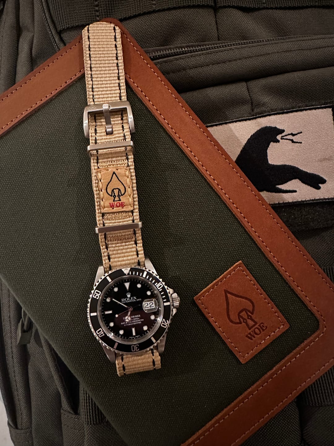 Customer photo review of Leather & Canvas Moleskine Cover