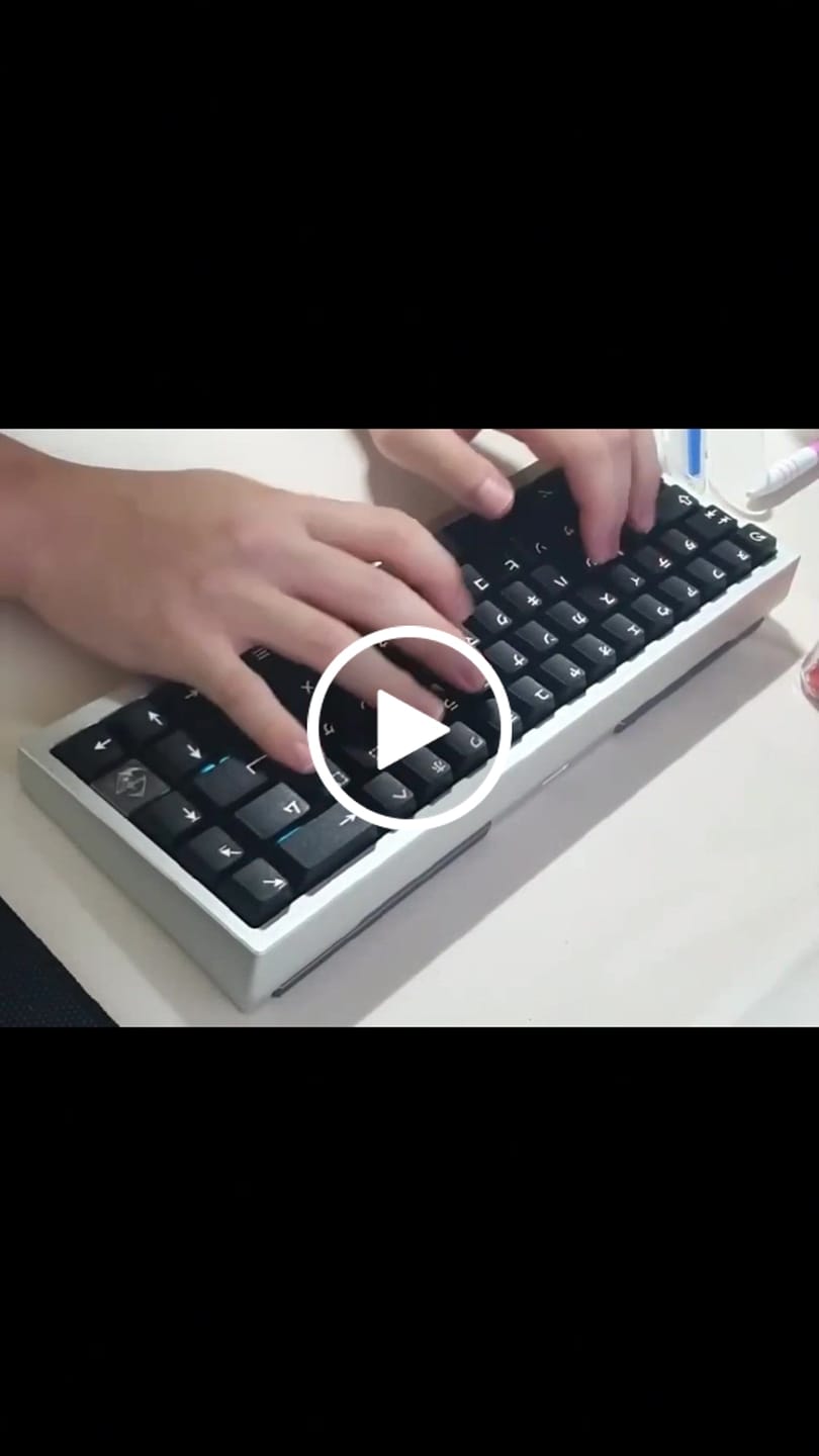 Customer video review of HMX K01 LIGHT TACTILE SWITCH FACTORY LUBED (10PCS)