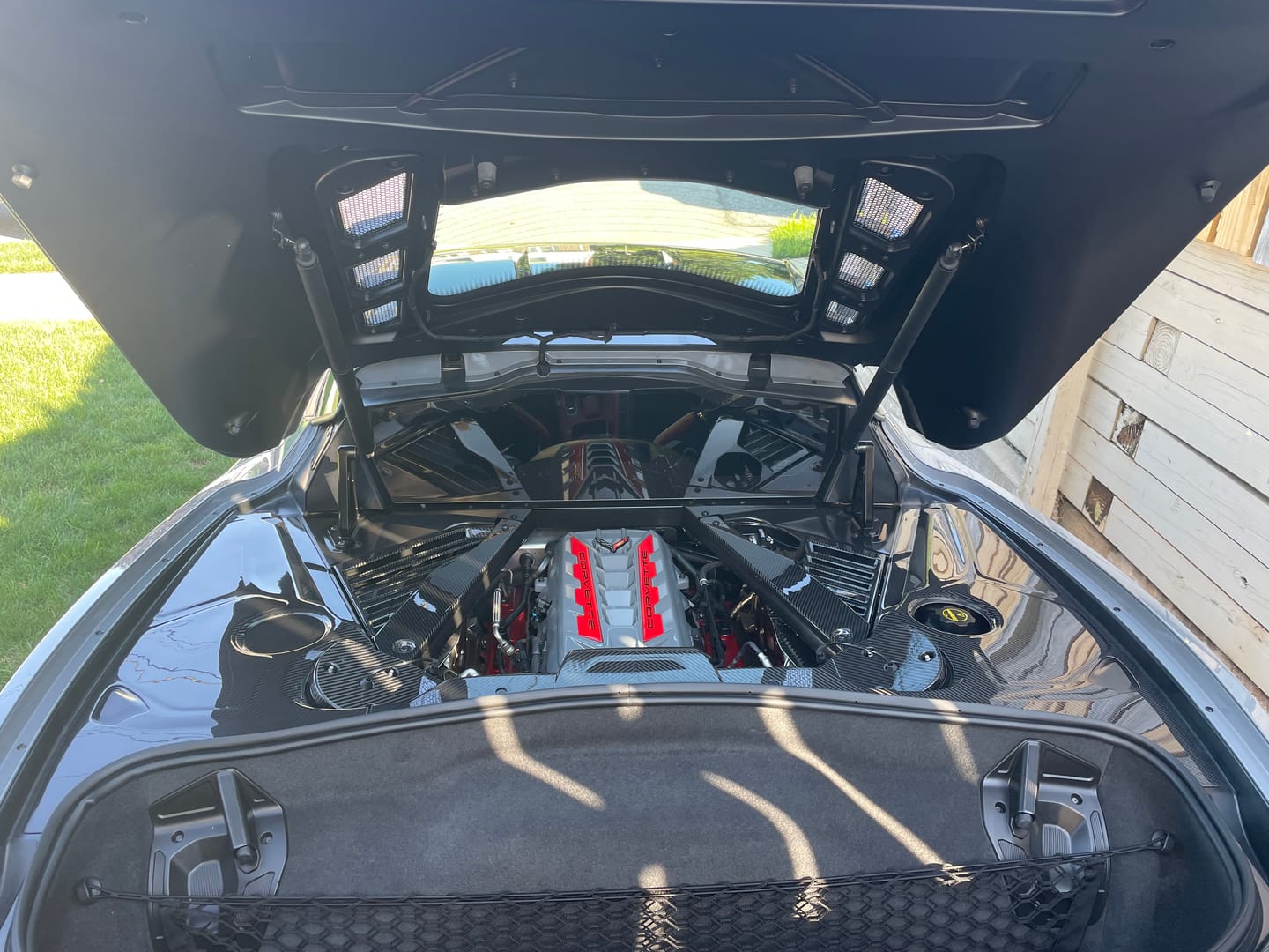 Customer photo review of Chevrolet Corvette C8 Engine Bay Struct Covers