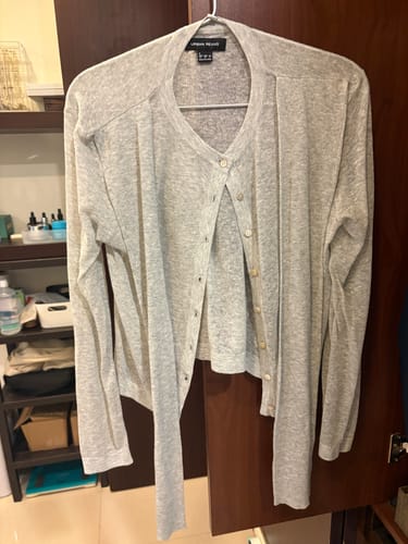 Customer photo review of Scarf Decor Knitted Cardigans - NINIDO