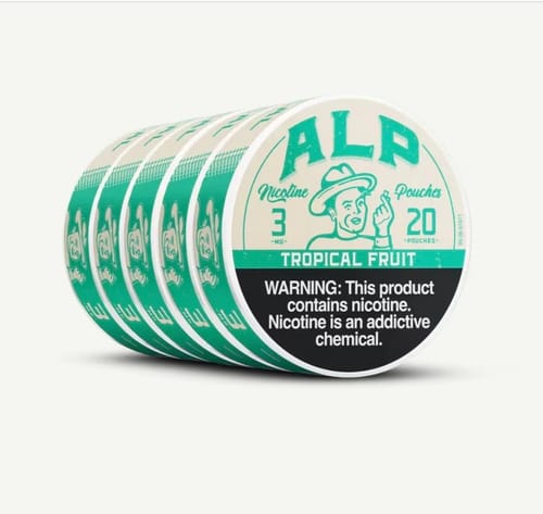 Customer photo review of Tropical Fruit Nicotine Pouches