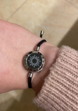 Customer photo review of Long-distance bracelets Light + Vibration