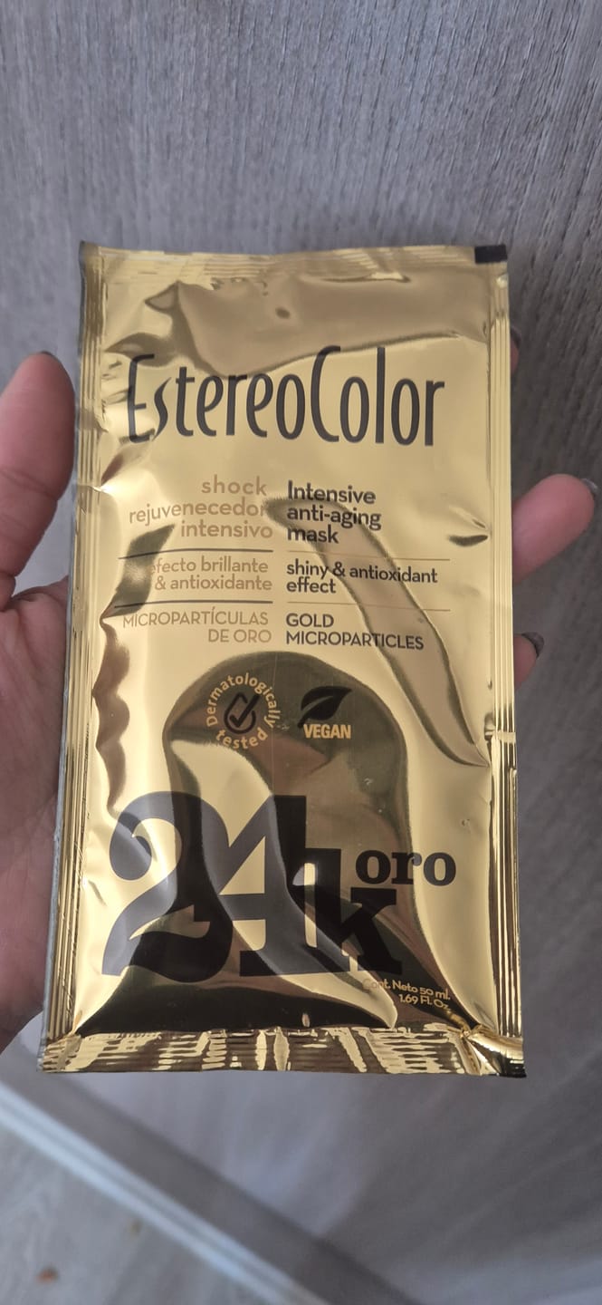 Customer photo review of Tratamiento Capilar Oro 24K Estereocolor