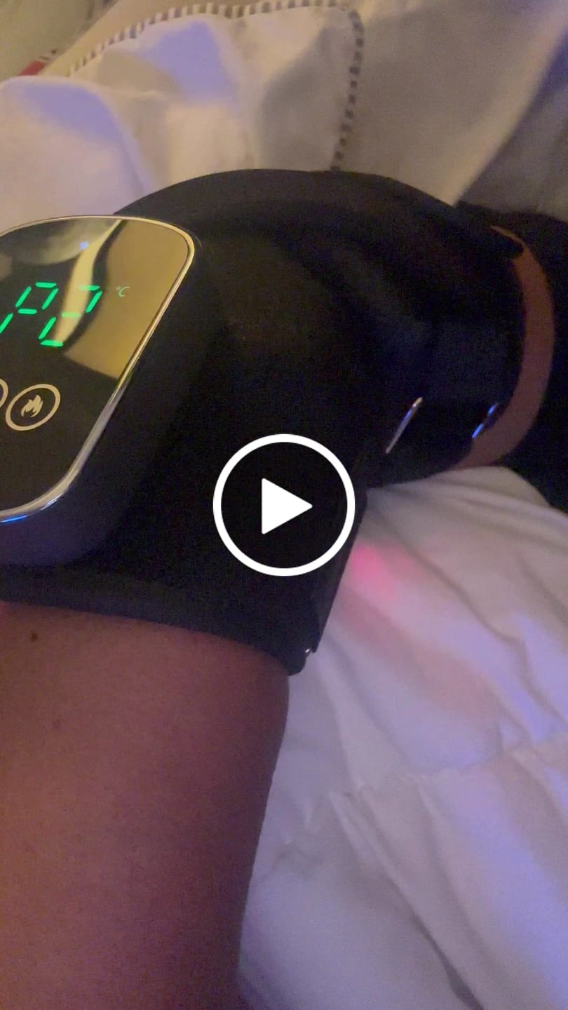 Customer video review of Red Light Therapy Multi Joint Wrap
