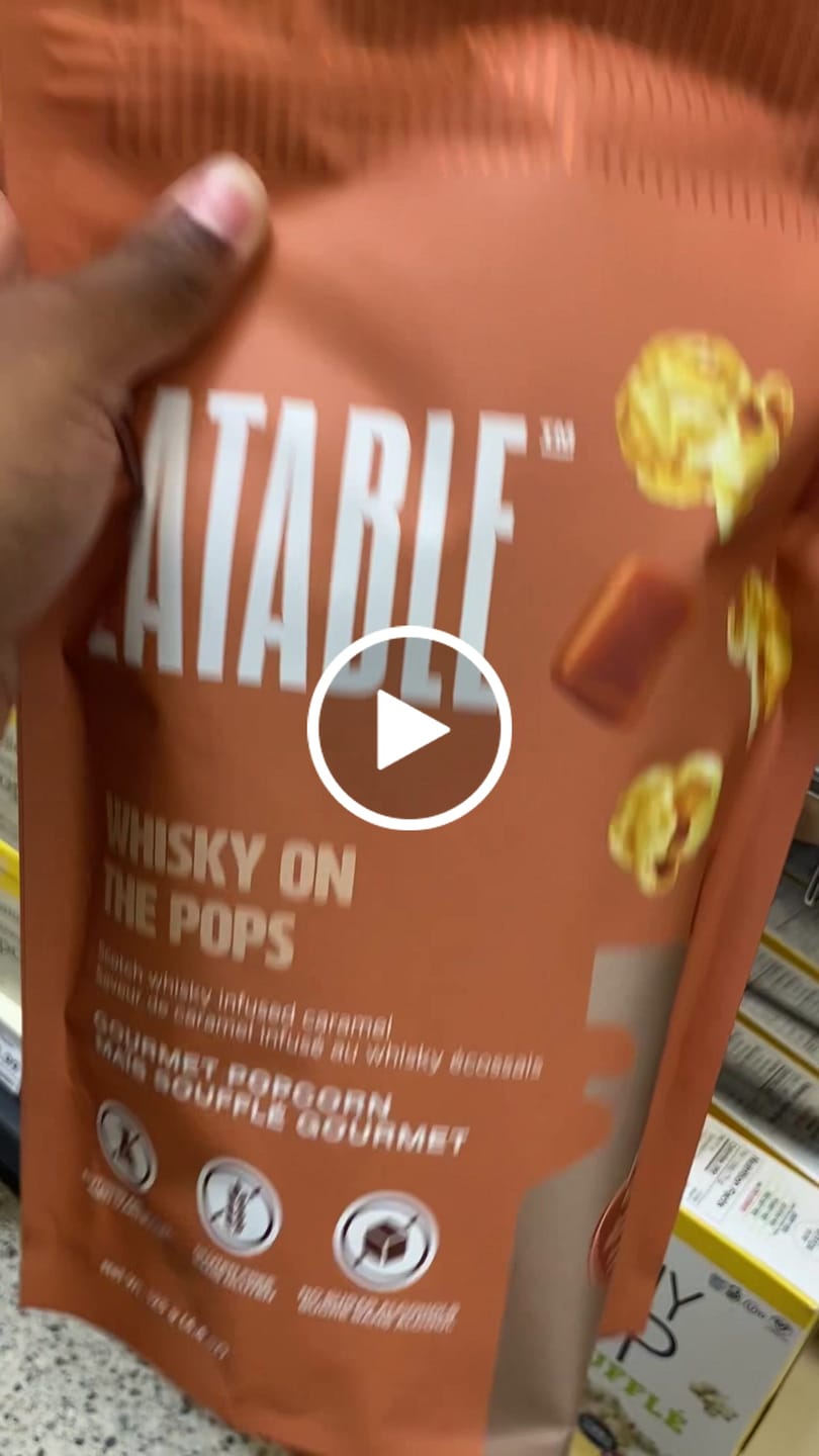 Customer video review of Whisky on the Pops (125g) - Scotch Infused Caramel Popcorn