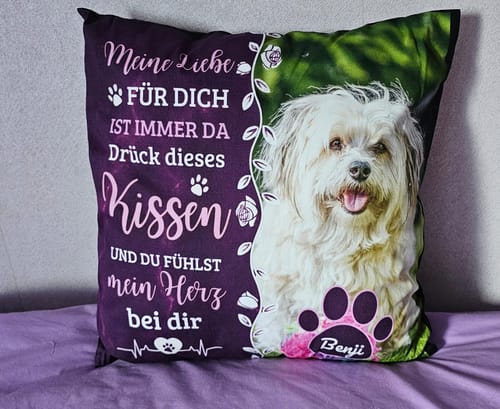 Customer photo review of Seelentröster - Individuelles Kissen