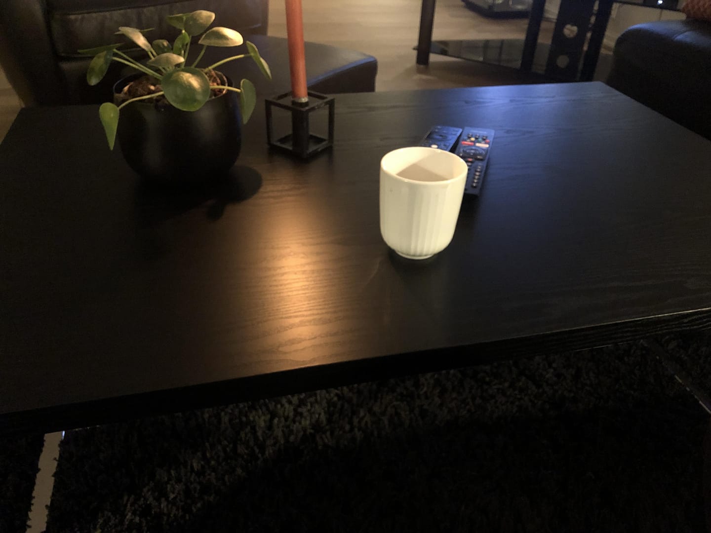 Customer photo review of Treverk sort matt kontaktplast