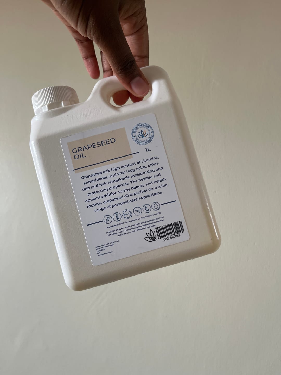 Customer photo review of Grapeseed Oil