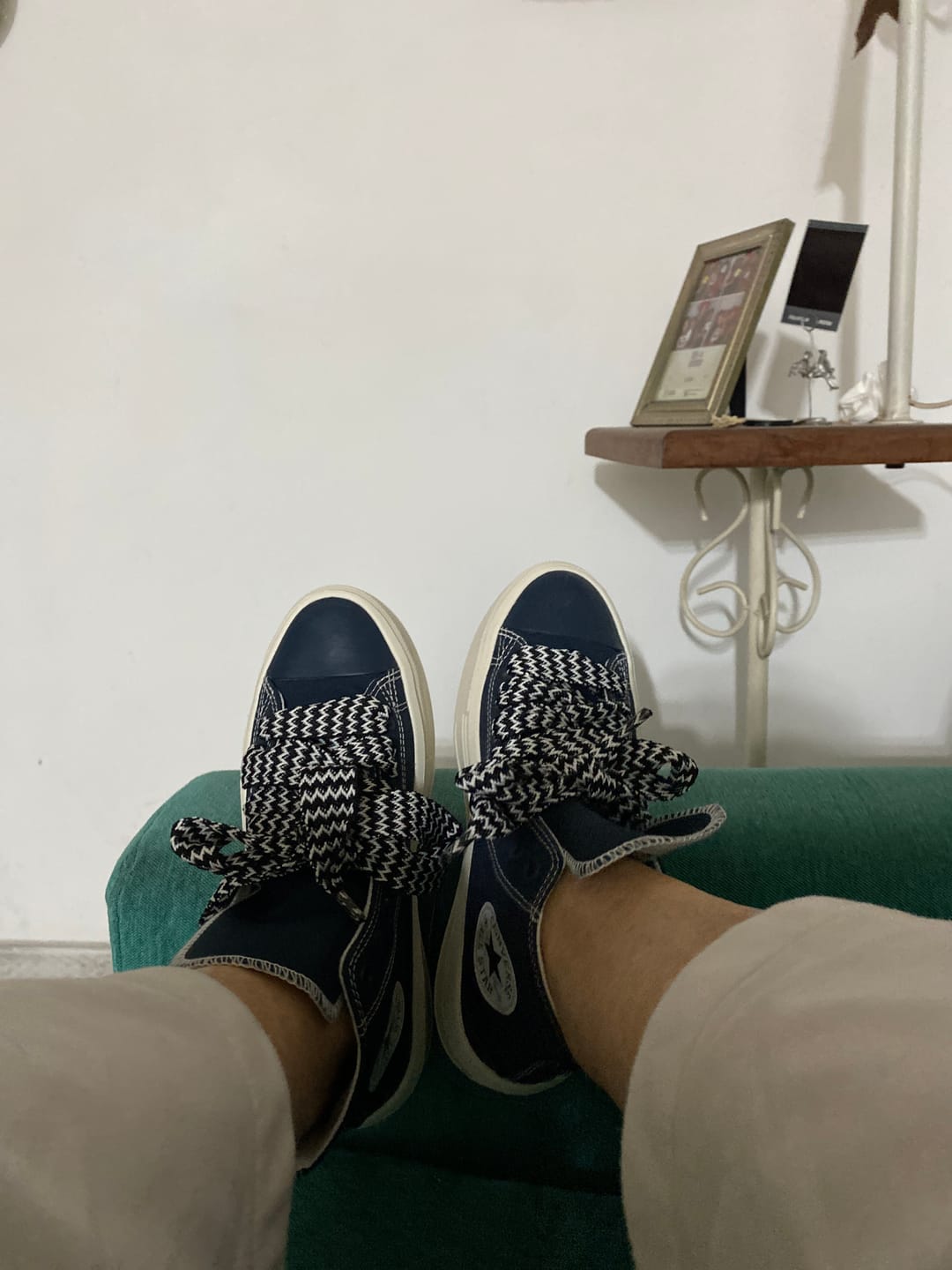 Customer photo review of Zapatillas Converse Chuck Taylor Move Hi Platform Azul Blanco