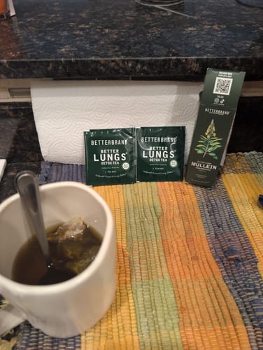 Customer photo review of BetterLungs® Tea