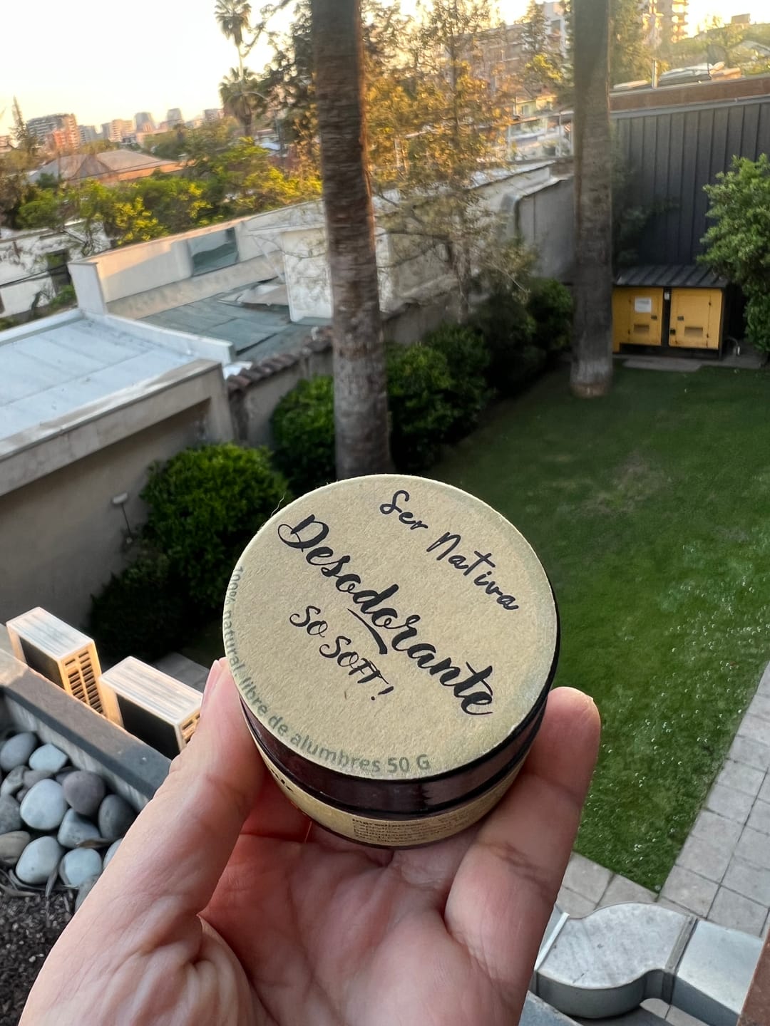 Customer photo review of Desodorante natural So Soft