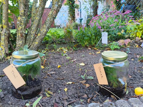 Customer photo review of Flaschengarten-Kindergeburtstags-Set