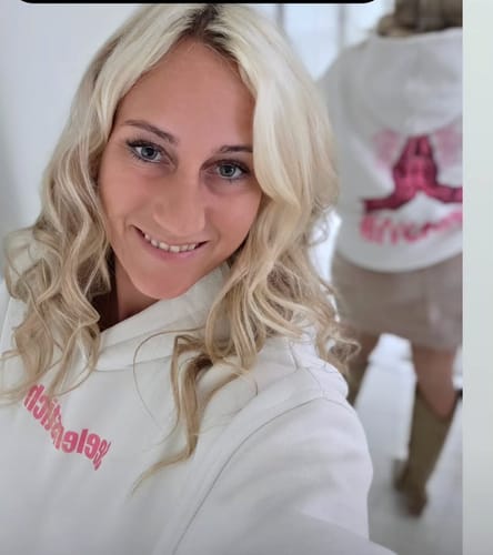 Customer photo review of Namaste Bitches - Oversized Hoodie