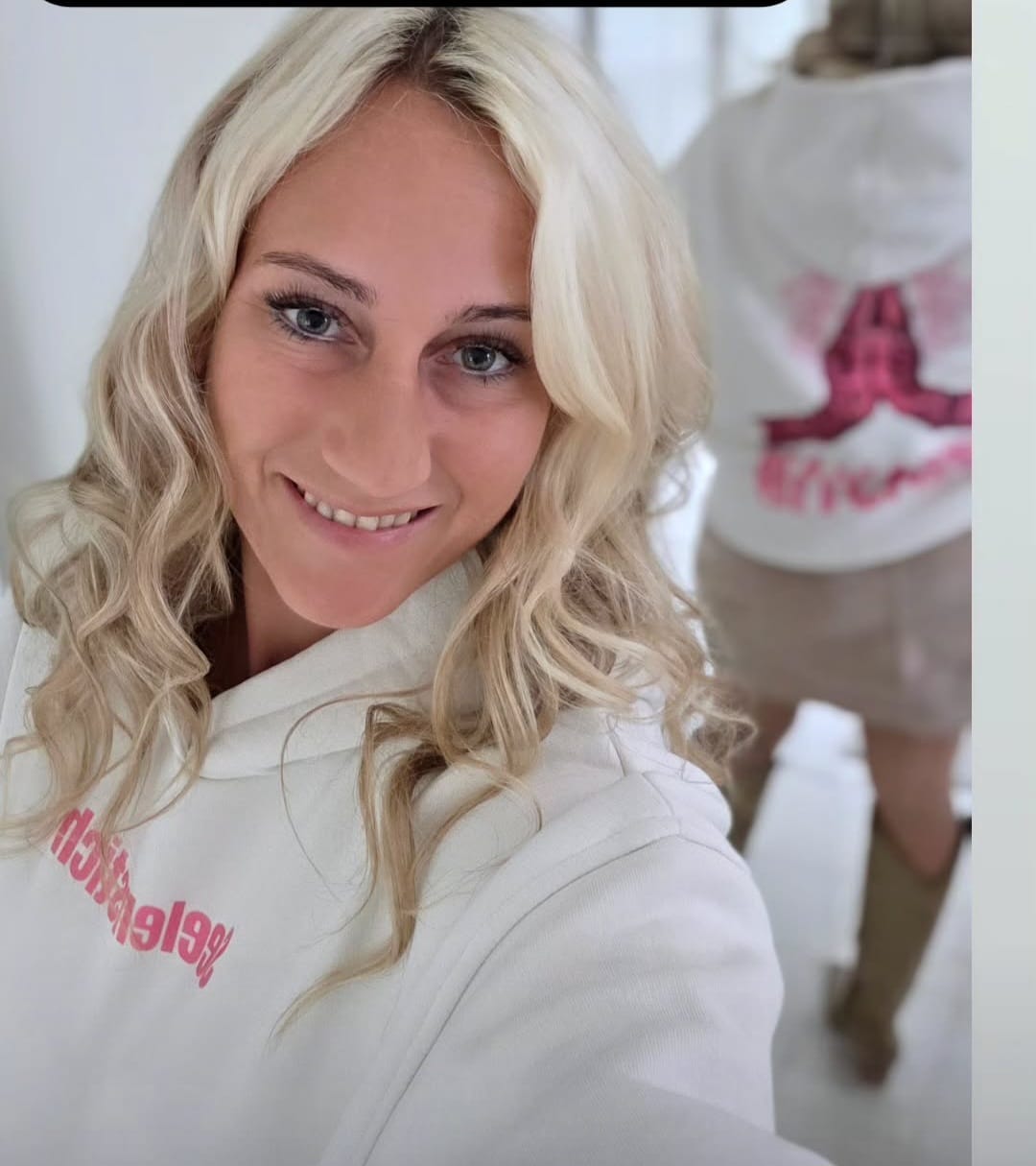 Customer photo review of Namaste Bitches - Oversized Hoodie