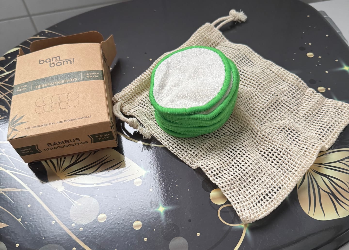 Customer photo review of Reinigungspads - 10 Stück mit Bio Waschbeutel