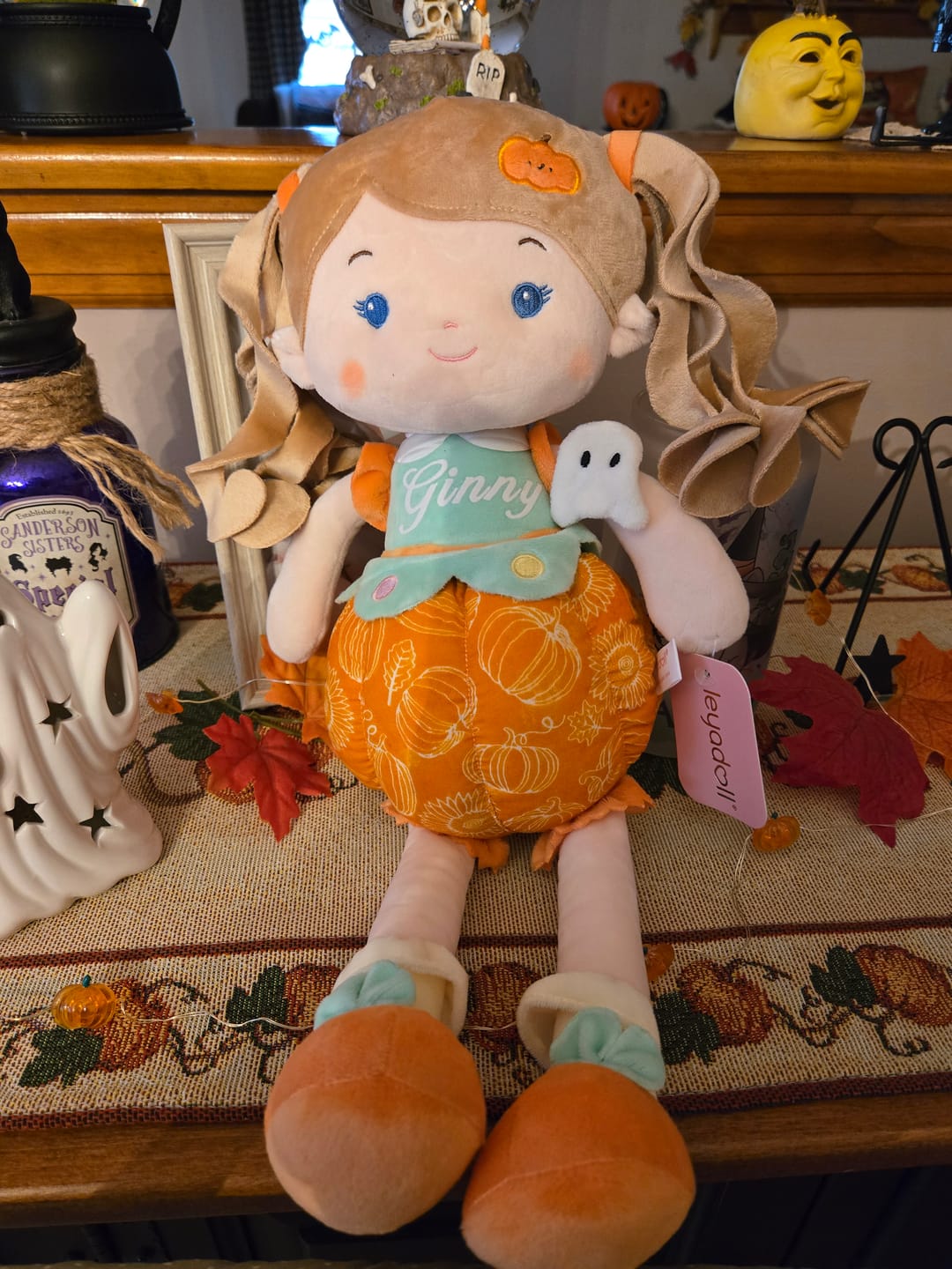 Customer photo review of [PRE-ORDER] Personalized Pumpkin Girl (…Boo…) - Halloween Special