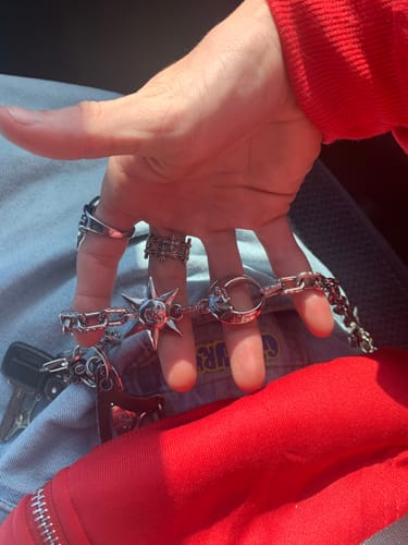Customer photo review of ASTROLOGY WALLET CHAIN