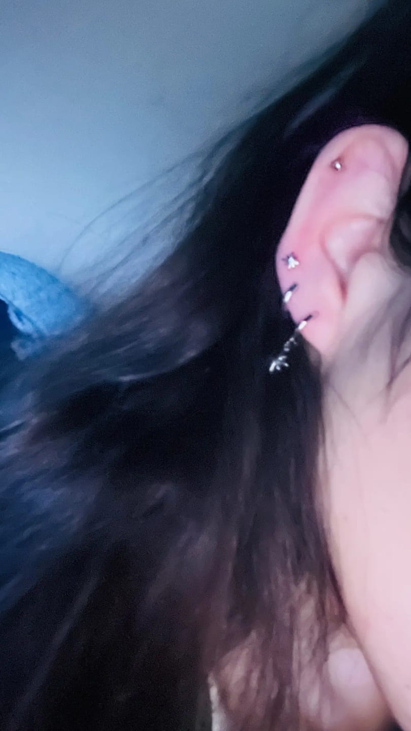 Customer photo review of Stellar Spark Earrings