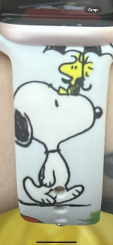 Customer photo review of Snoopy Retro Watch Strap