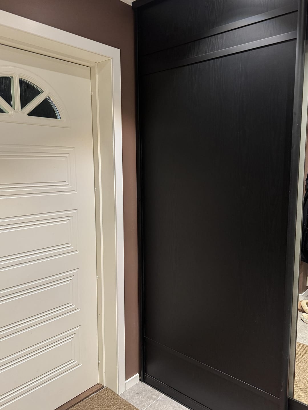 Customer photo review of Treverk sort matt kontaktplast