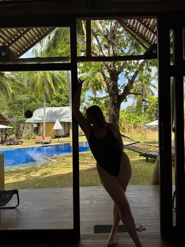 Customer photo review of Original Cut Swimsuit (Mocha)