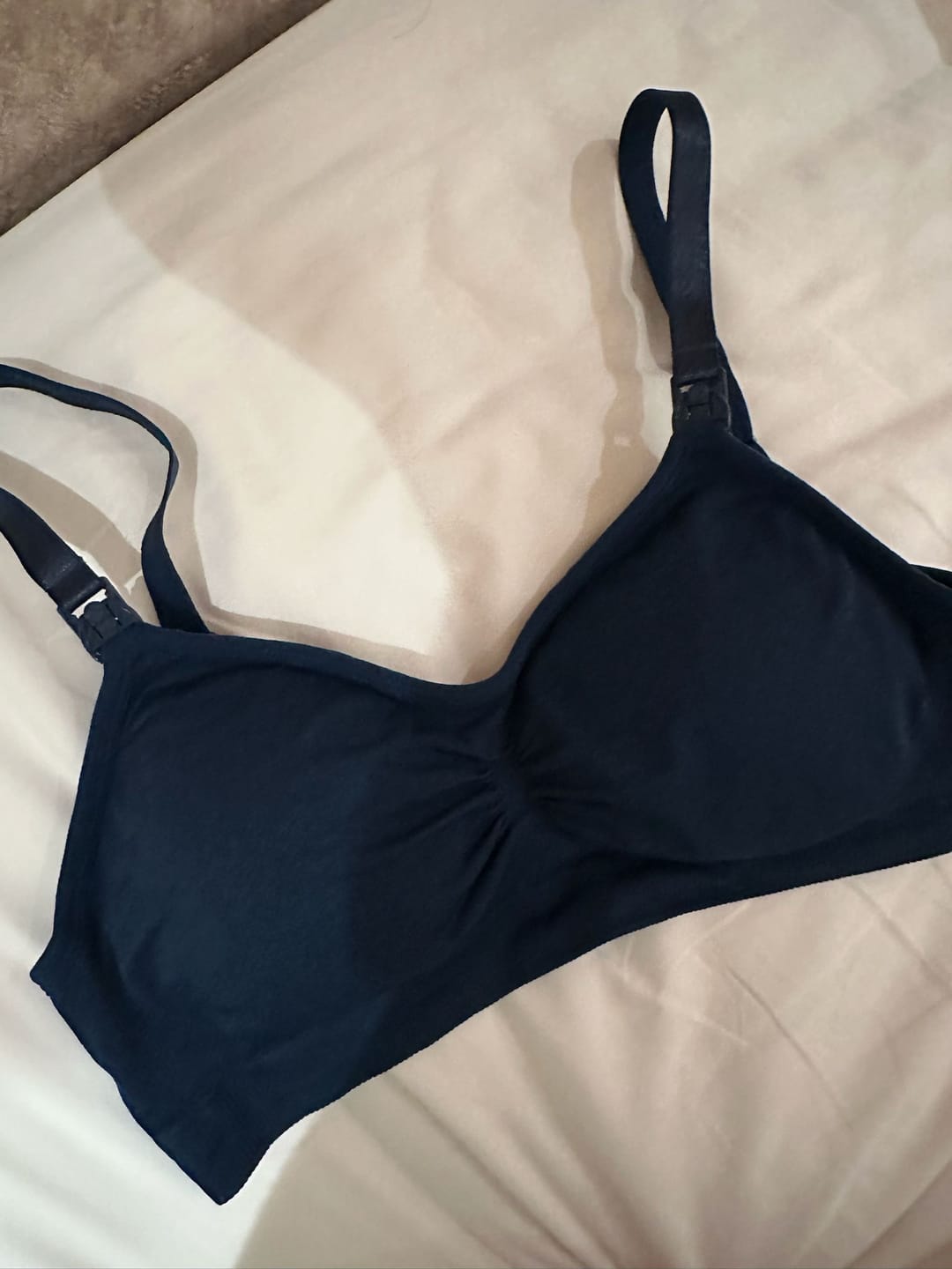 Customer photo review of Lovemère Seamless Nursing Bra
