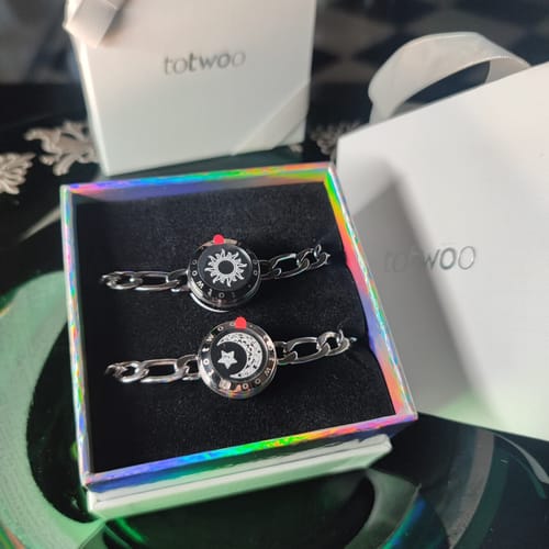Customer photo review of Long-distance bracelets Light + Vibration