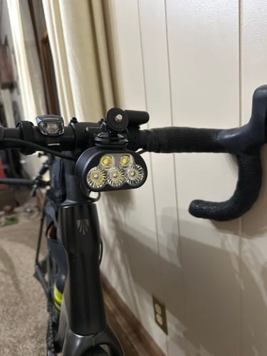 Customer photo review of MONTEER 8000S GALAXY V2.0 Remote MTB Light
