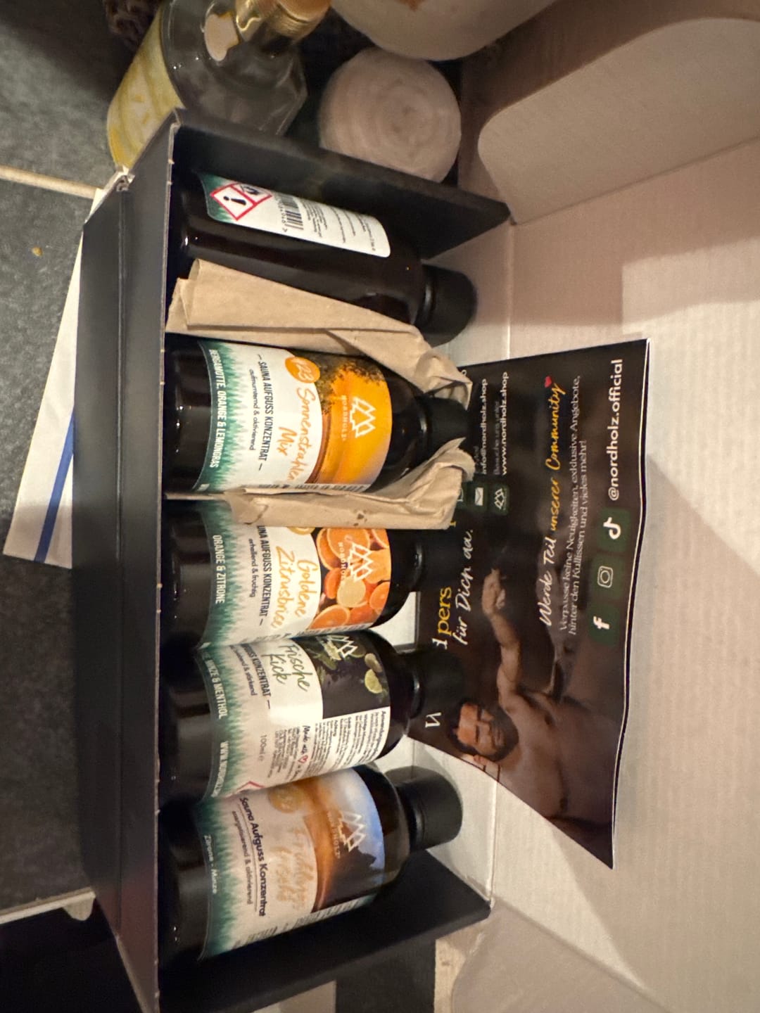 Customer photo review of Saunaaufguss Konzentrat 4+1 Gratis
