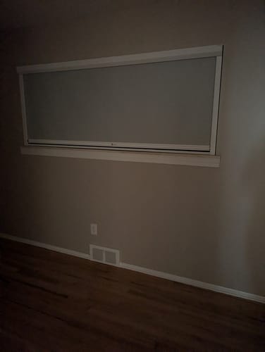 Customer photo review of Non-Drill Blackout Shades