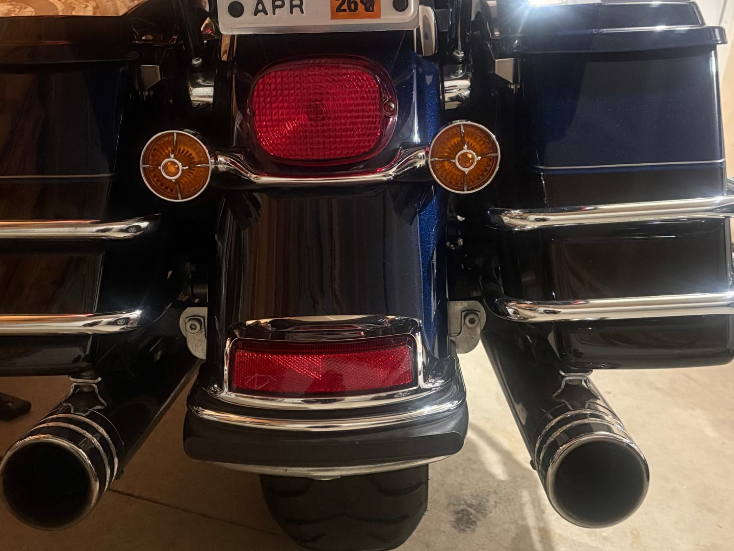 Customer photo review of Harley Davidson Turn Signal Lenses - Clip in Style