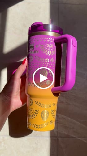Customer video review of Stanley Quencher H2.0 Flowstate™ Tumbler Sunrise Catrina | 887ML