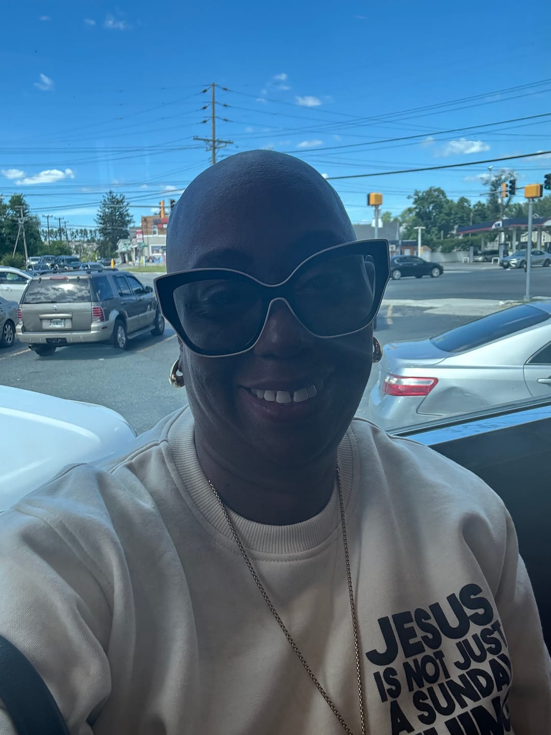 Customer photo review of Jesus Is Not Just A Sunday Thing Crew