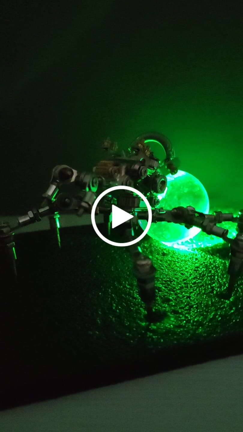 Customer video review of Crystal Lamp Jumping Spider