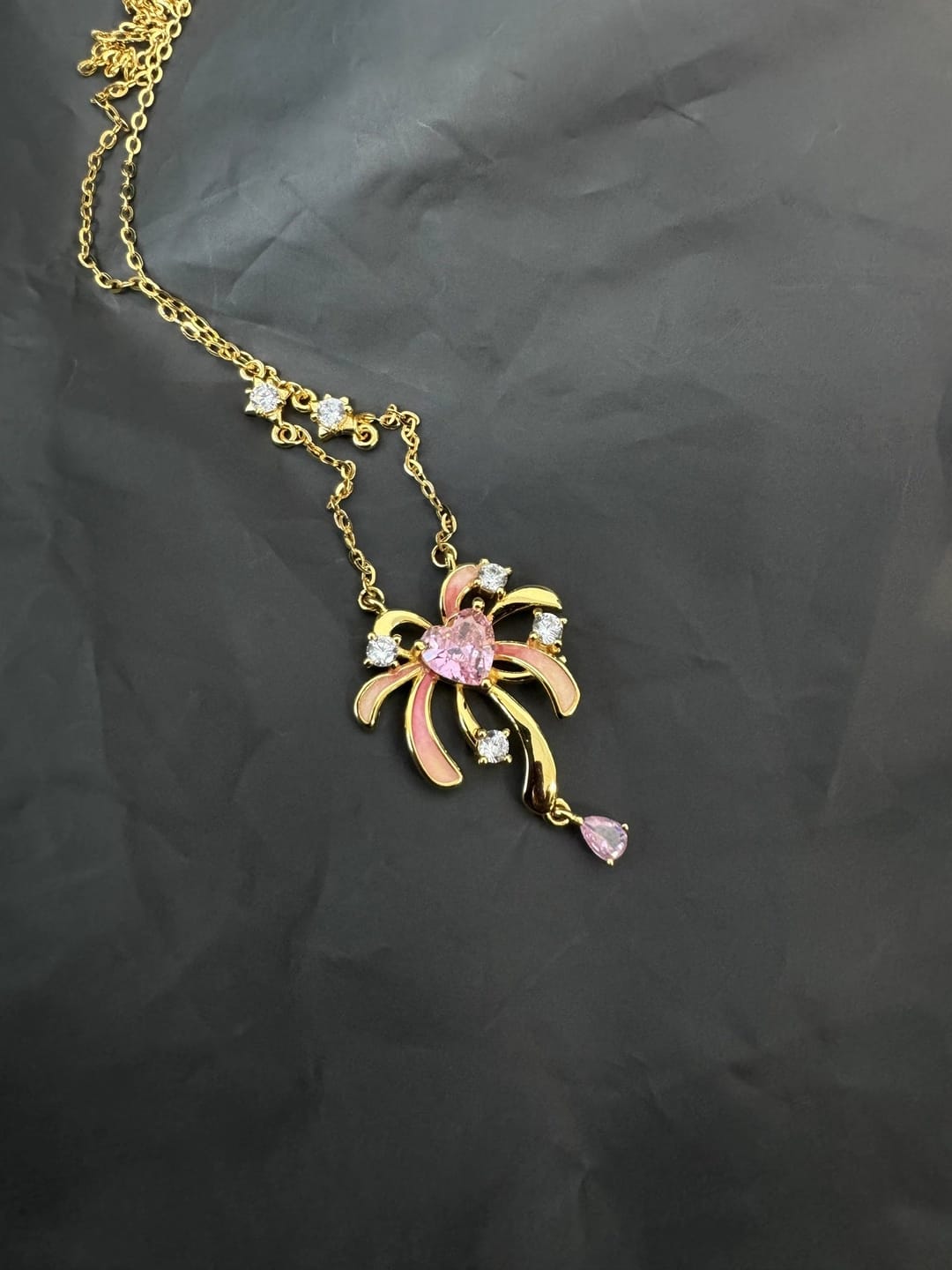 Customer photo review of Nebula Lumina Necklace