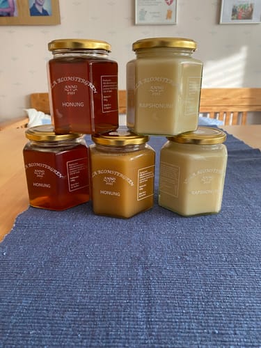Customer photo review of 2 kg flytande honung + 250g honung med nougat för 579kr ink. fri frakt!