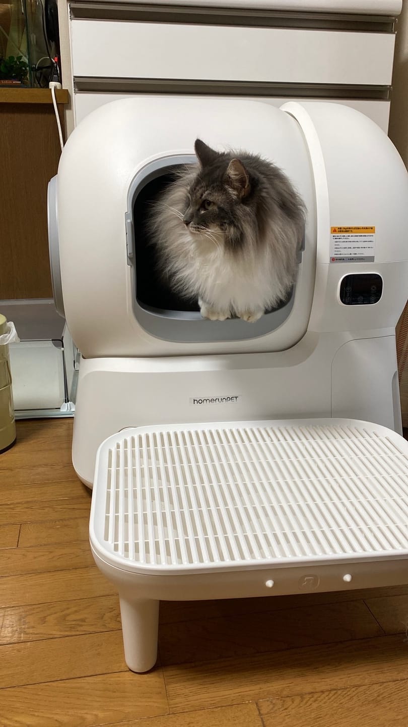 Customer photo review of homerunPET 全自動猫トイレ　Loobo Max（4月下旬発送）
