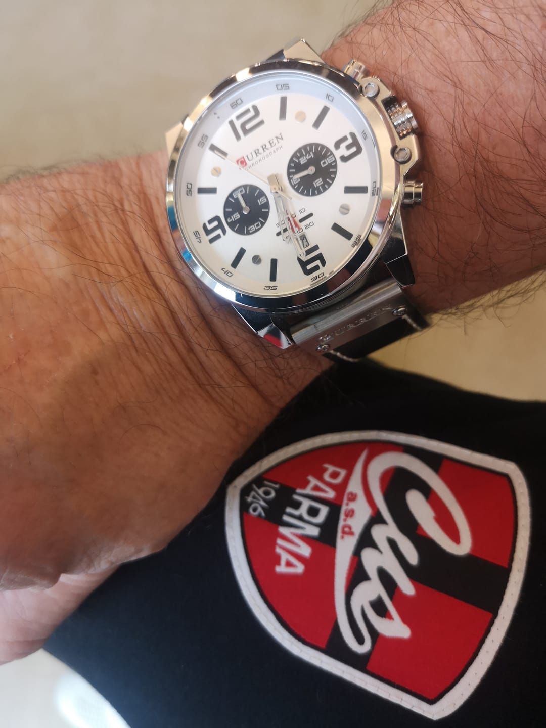 Customer photo review of Curren Sofia® orologio uomo pelle