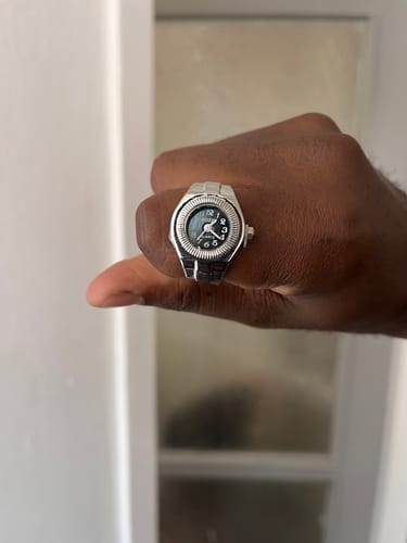Customer photo review of MILANO RING | SILVER BLACK