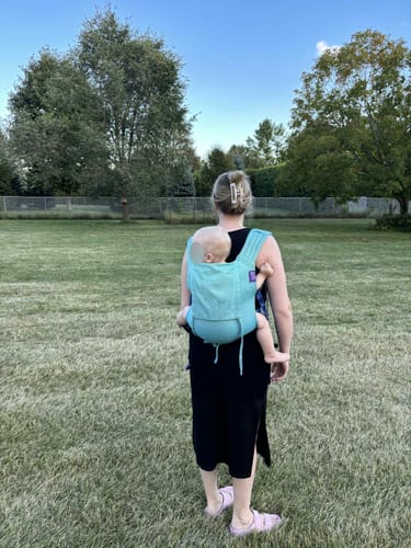 Customer photo review of Sekai Sail Bairn Baby Carrier by Oscha