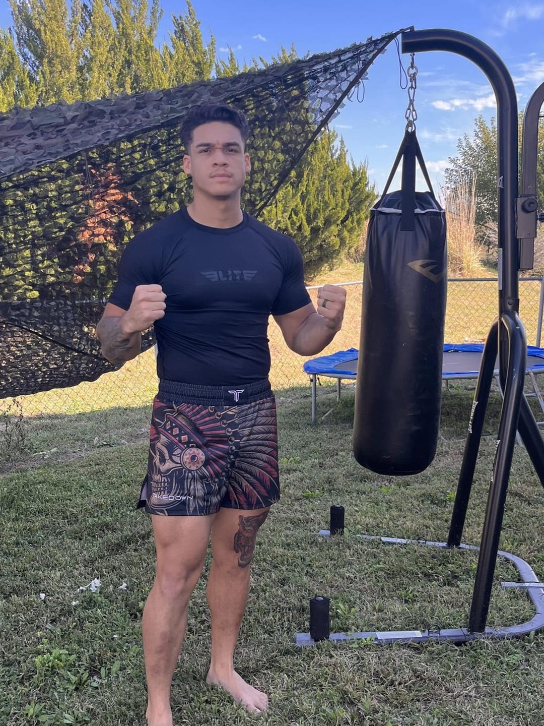 Customer photo review of Standard Black Short Sleeve No-Gi Mens BJJ Rash Guard - (Pack of 3)