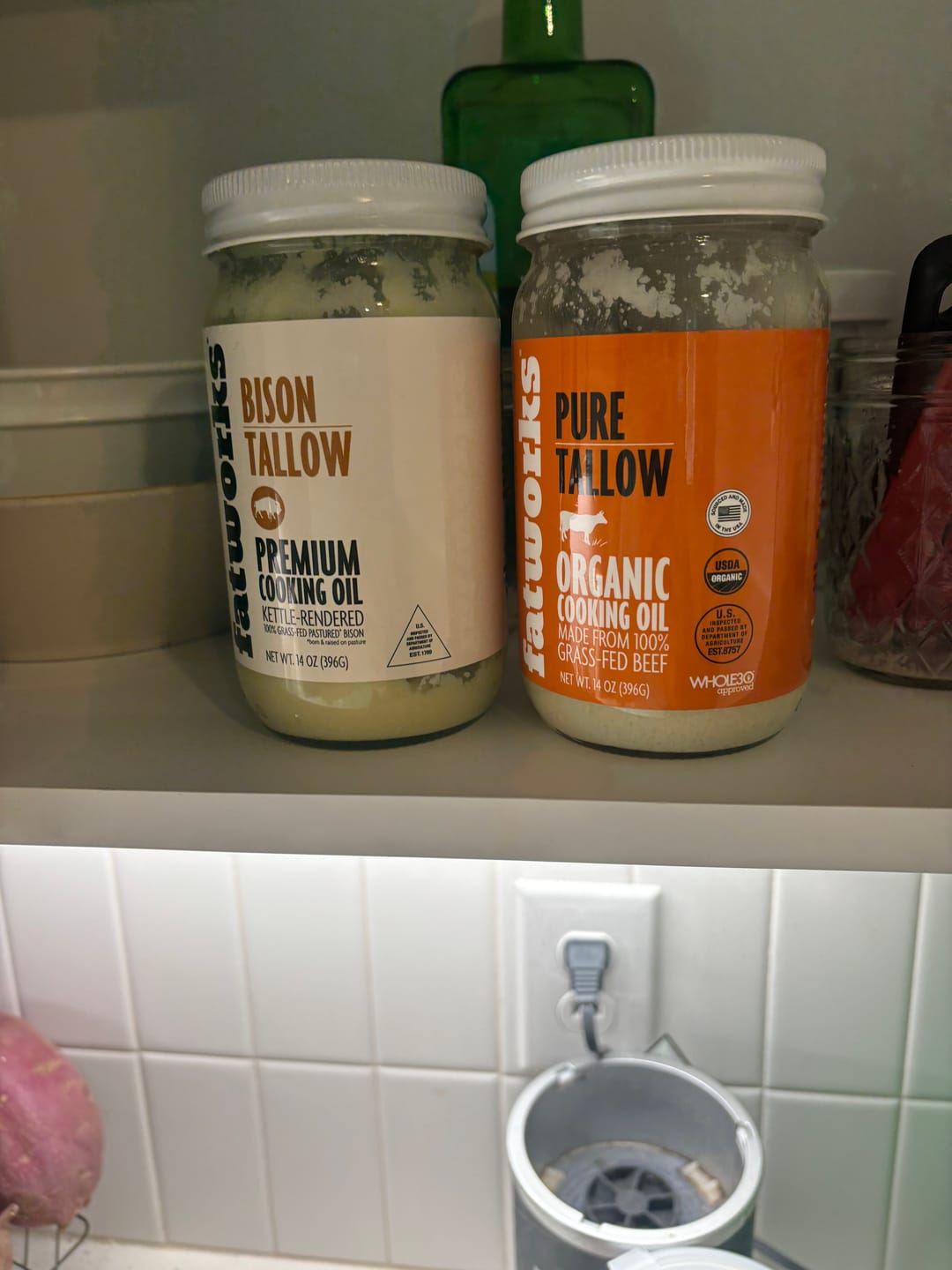 Customer photo review of Organic Grass Fed Beef Tallow (14 oz)