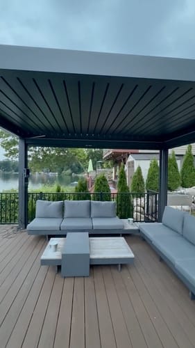 Customer photo review of FlexPatio POWER+ Motorized Pergola