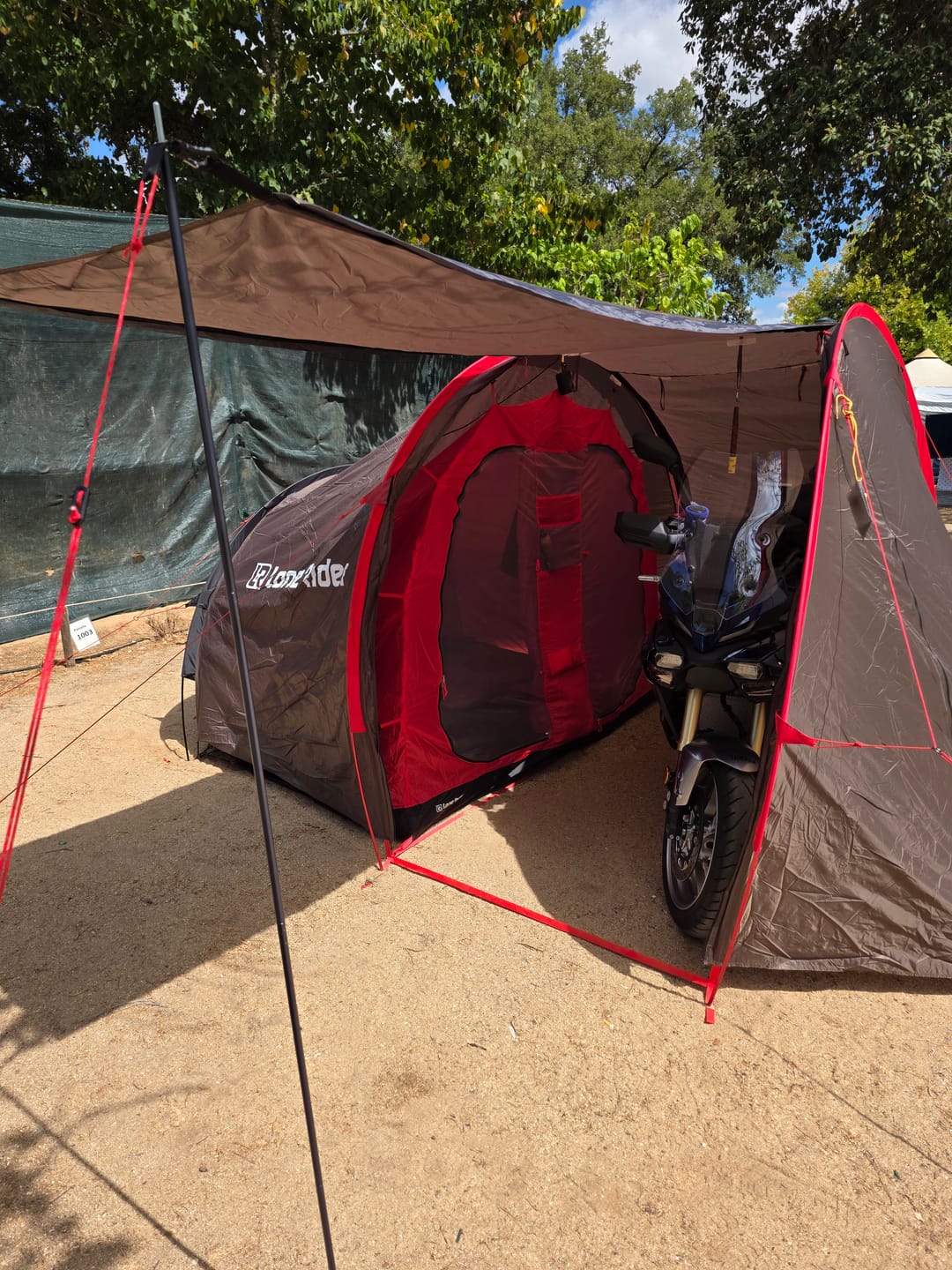 Customer photo review of MotoTent