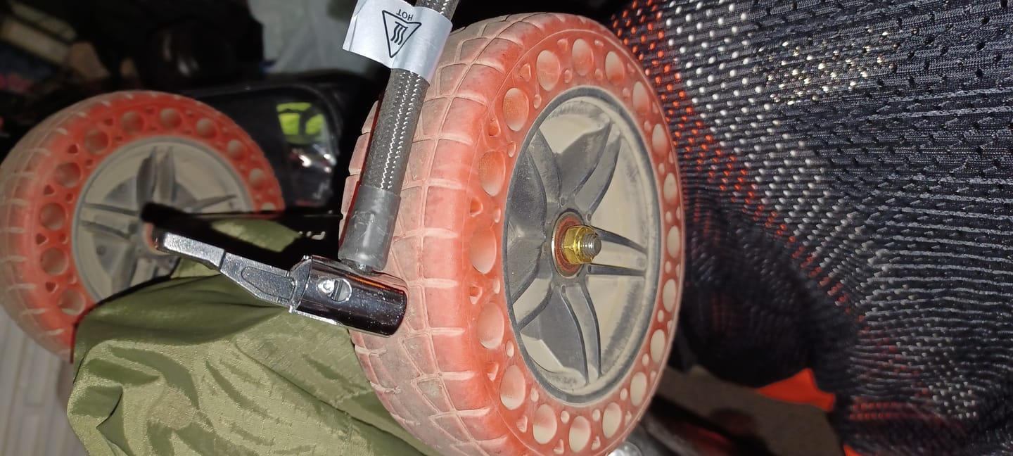 Customer photo review of MEEPO 150 x 50 All Terrain Honeycomb Wheels