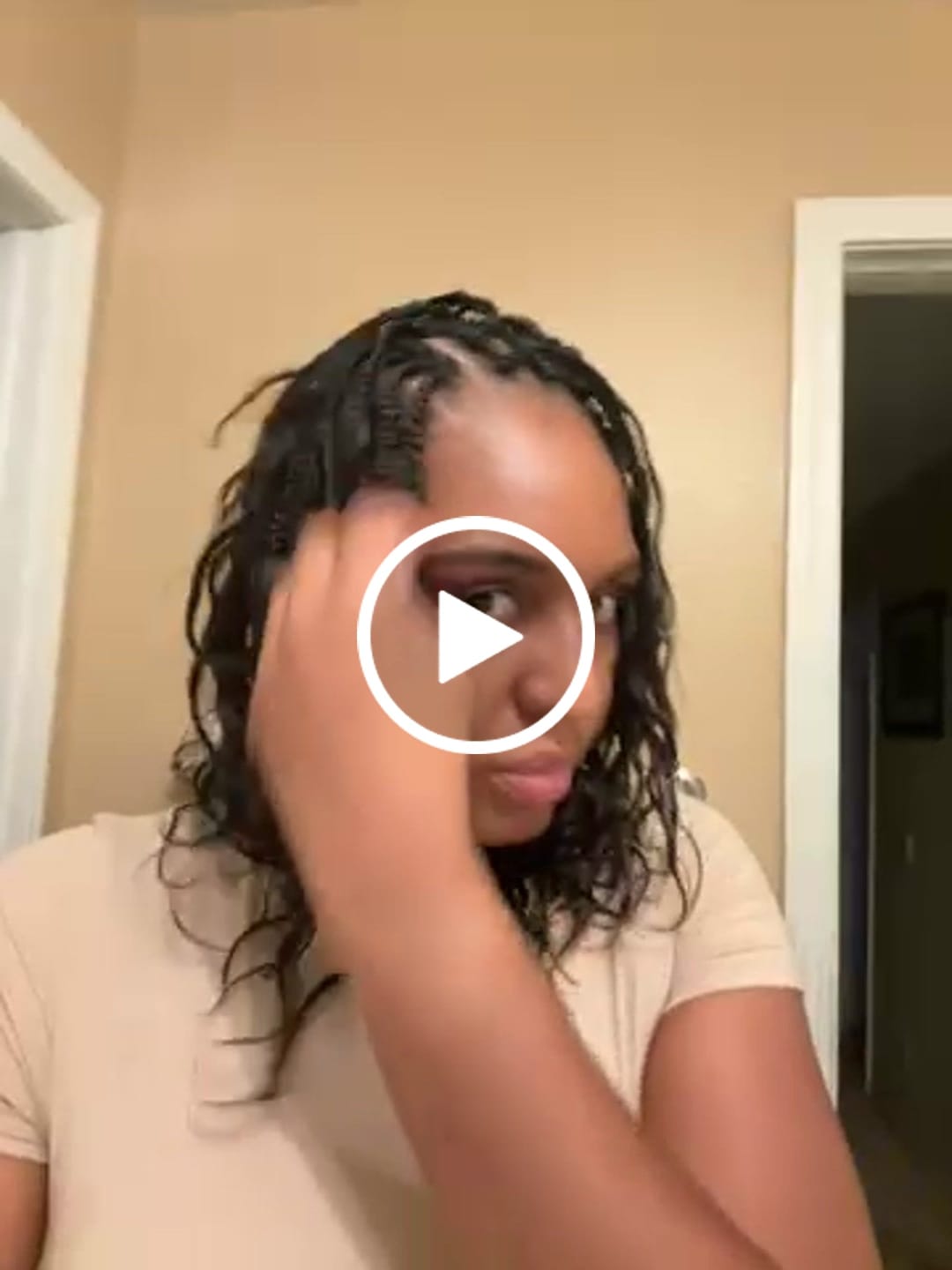 Customer video review of Crochet Mermaid Braids with Loose Wave Human Hair Curls